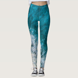 Pretty Beach Landscape Leggings