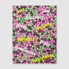 Pretty Beads & Virtue Magnetic Card