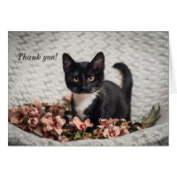 Pretty Bella Rose Thank You Card