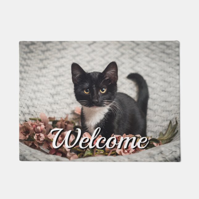 Pretty Bella Rose Welcome Doormat (Front)