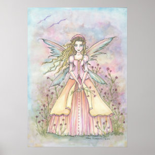 Pretty Belle Fantasy Fairy Poster Print