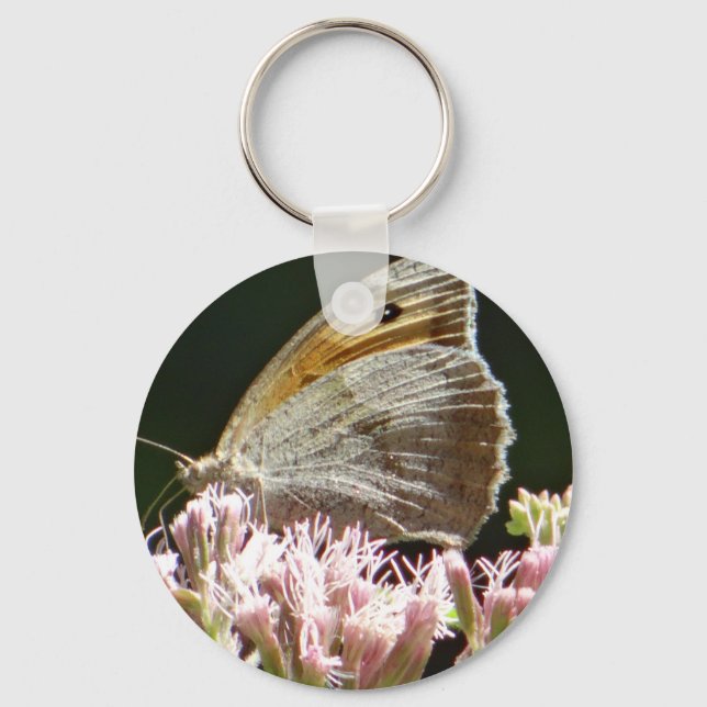 Pretty big butterfly  key ring (Front)