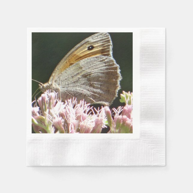 Pretty big butterfly  napkin (Front)