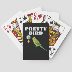 Pretty Bird - Budgie Parakeet Playing Cards