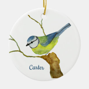 Pretty Bird Ceramic Ornament