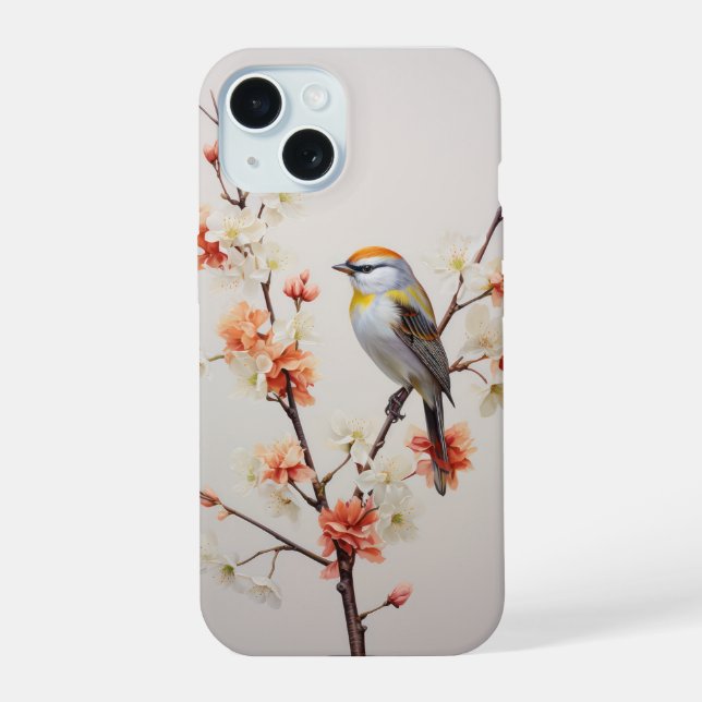 Pretty Bird iPhone 15 Case (Back)