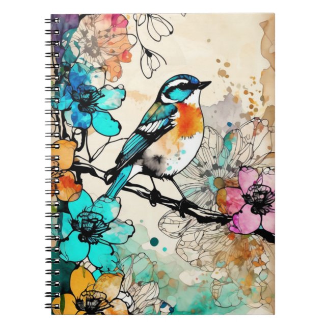 Pretty Bird | Notebook Journal (Front)
