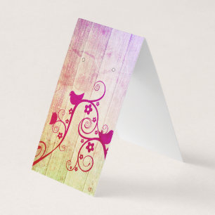 Pretty Bird Vintage Tented Earring Display Cards