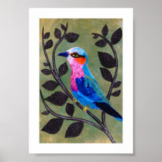'Pretty Birdie' Archival Print w/ Border (Matte)