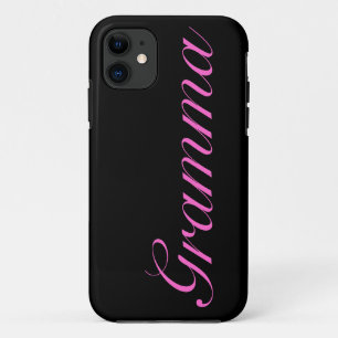 Pretty black gramma iphone case