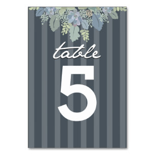 Pretty Bloom Vintage Garden Wedding Table Number