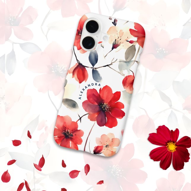 Pretty Blooming Red Blossoms Custom Name  (Creator Uploaded)