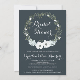 Pretty Blooms Bridal Shower Invitation