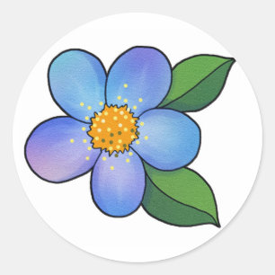Pretty Blossom - 001 Classic Round Sticker