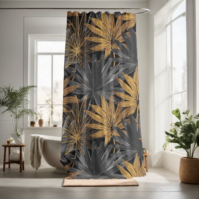 Pretty blossom floral decorative eye-catching shower curtain (Creator Uploaded)