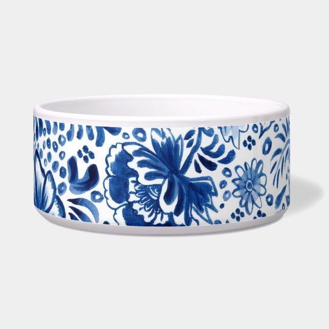 Pretty Blue and White Batik Design (Right)