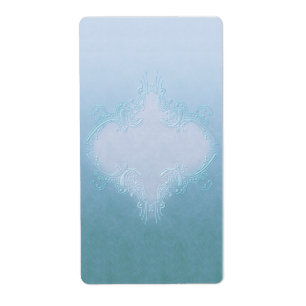 Pretty Blue Apothecary Label