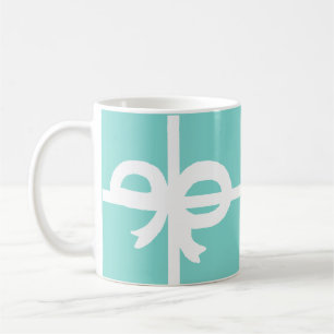 Pretty Blue Bow Coffee Mug