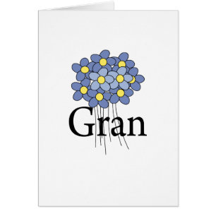 Pretty Blue Flower Gran T-shirt