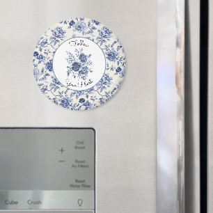 Pretty Blue Flowers Magnet