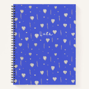 Pretty Blue Heart2Heart Notebook