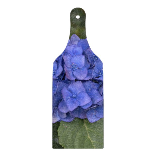 Pretty Blue Hydrangea Cutting Board (Front)