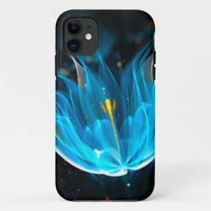 Pretty blue lotus flower  iPhone 11 case