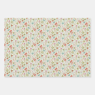 Pretty bluebirds wrapping paper