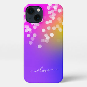 Pretty Bokeh Colourful Gradient iPhone 13 Case