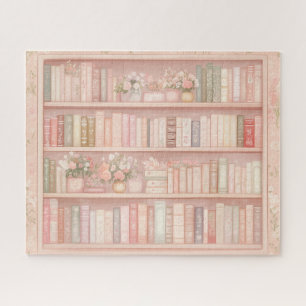 Pretty Books and Flowers Puzzle