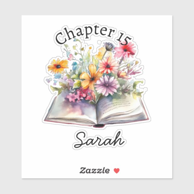 Pretty Bookworm Sticker (Sheet)