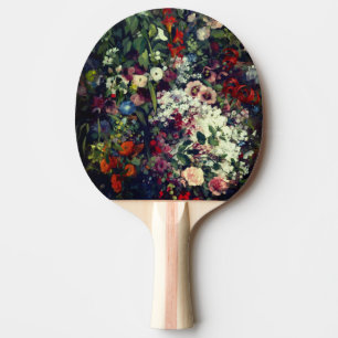 Pretty Bouquet of Flowers in a Vase Ping Pong Paddle