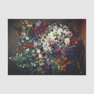 Pretty Bouquet of Flowers in a Vase Tissue Paper
