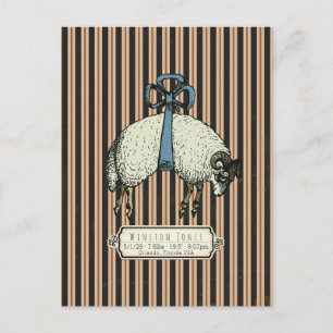 Pretty Bow Sheep™ Collection - Postcard
