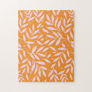 Pretty branches - orange and pink jigsaw puzzle
