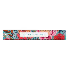 Pretty Bright Botanical Stylish Floral Ruler
