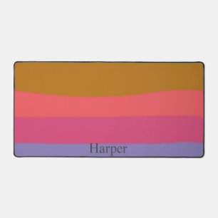 Pretty Bright Cool Colourful Girls Desk Mat