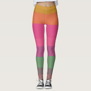 Pretty Bright Cool Colourful Girls Leggings