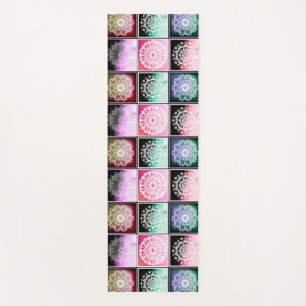 Pretty Brightly Coloured Zen Mandala Yoga Mat