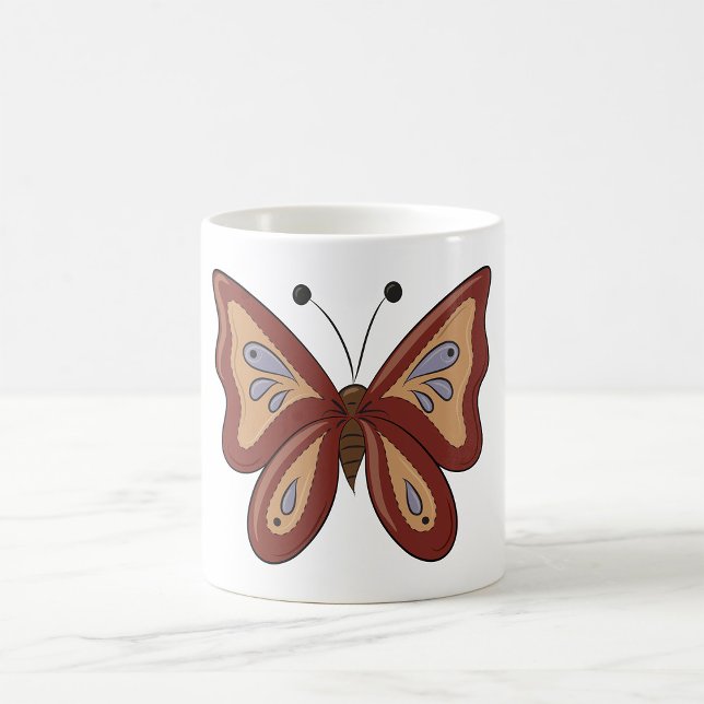 Pretty Brown Butterly Coffee Mug (Creator Uploaded)