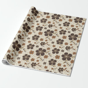 Pretty Brown Wrapping Paper