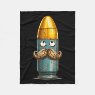 Pretty Bullet Look for Ammunition and Pistol Fleece Blanket