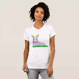 Pretty Bunny T-shirt with Bright Fun Pattern