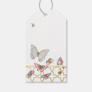 Pretty Butterflies Customisable Easter Gift Tags