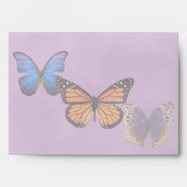 Pretty Butterflies Customisable Envelopes (Front)
