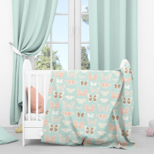 Pretty Butterflies Pattern Fleece Blanket