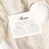 Pretty Butterflies Recipe Bridal Shower
