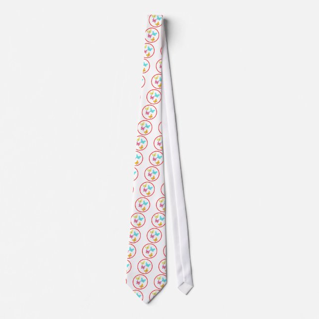 Pretty Butterflies Tie (Front)