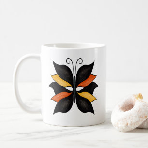 Pretty Butterfly Abstract Art Coffee Mug