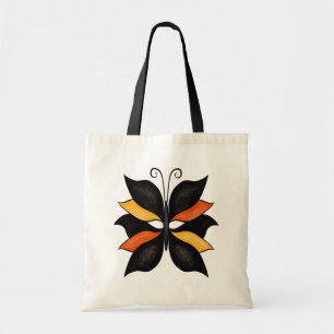 Pretty Butterfly Abstract Art Tote Bag